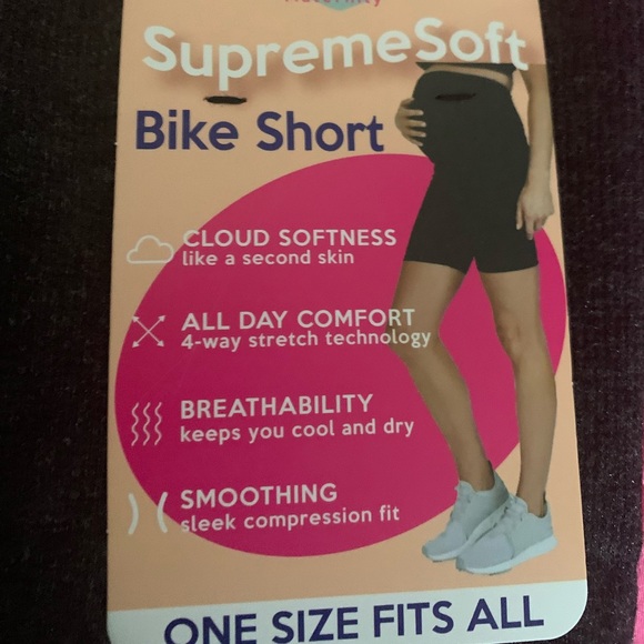 feathers | Shorts | Black Maternity Bike Shorts | Poshmark